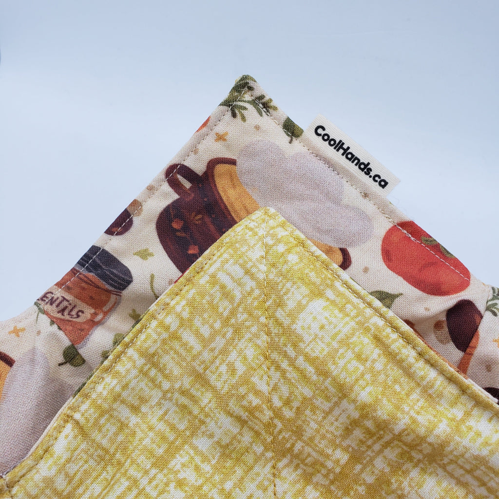Microwavable Bowl Cozy – 100% Cotton, Handmade | SouperBowl by Cool Hand Nukes.