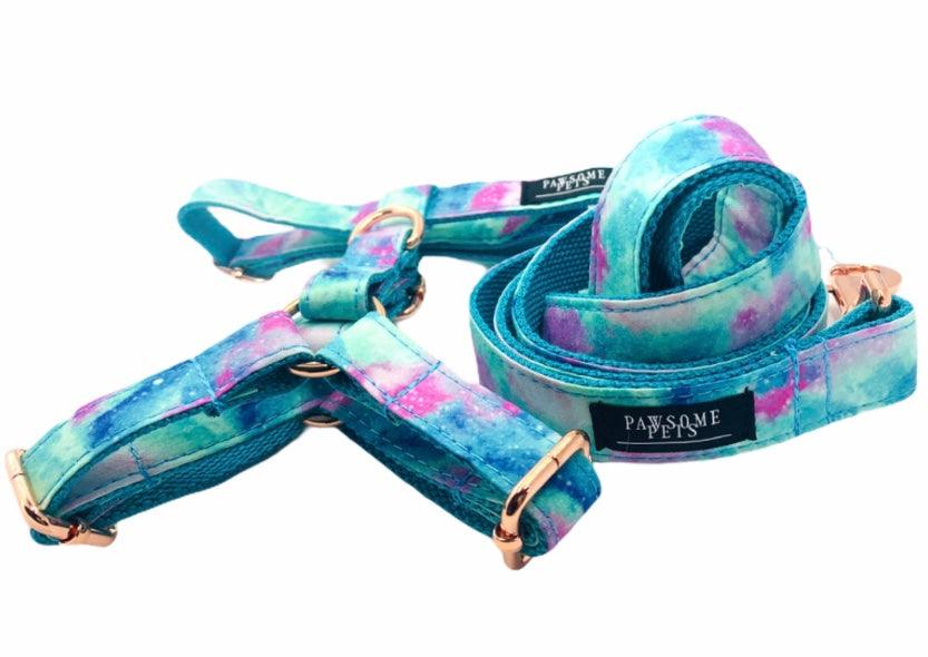 Sky-Tint Step-In Dog Harness & Leash Set – Adjustable, Lightweight | Pawsome Pets New York