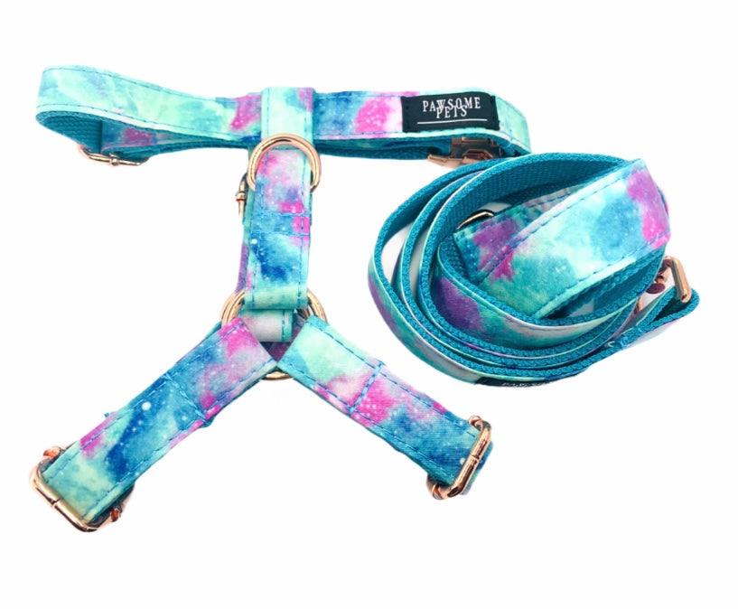 Sky-Tint Step-In Dog Harness & Leash Set – Adjustable, Lightweight | Pawsome Pets New York