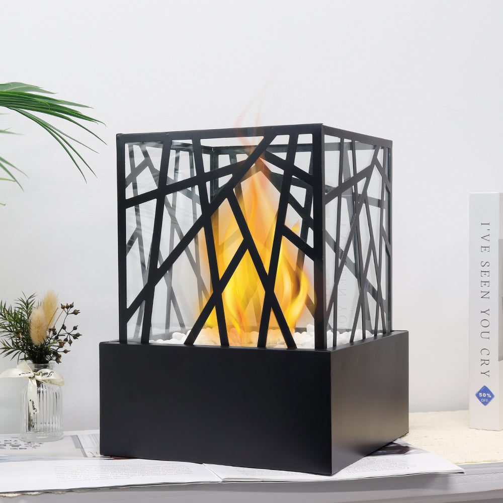 JHY Design Portable Bio Ethanol Fire Pit Bowl – Ventless, Indoor & Outdoor | 29cm