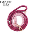 ANNA Colour-Blast Rope Dog Leash – Hand-Dyed 100% Cotton | Pawsome Pets New York