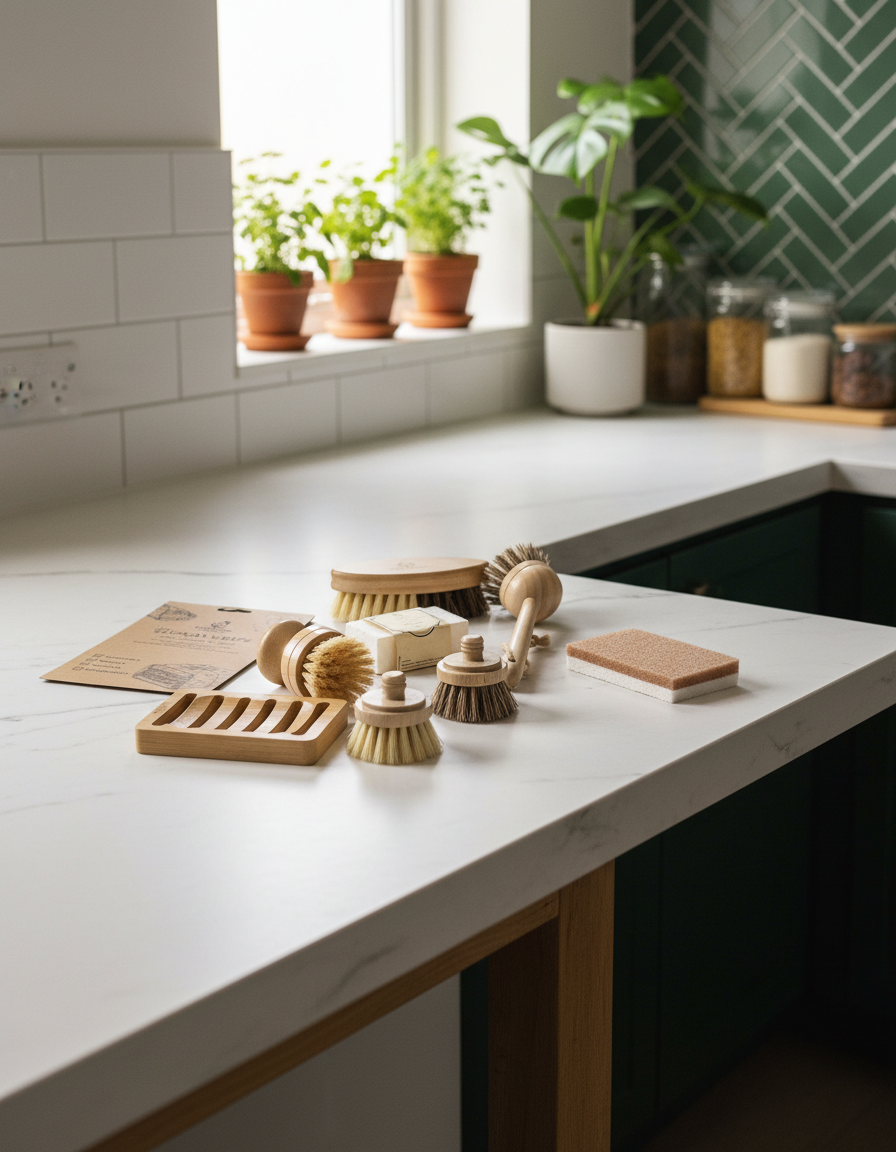 OrganicNest Zero-Waste Home Cleaning Kit – 9-Piece Natural Eco Set | Eco Haven.