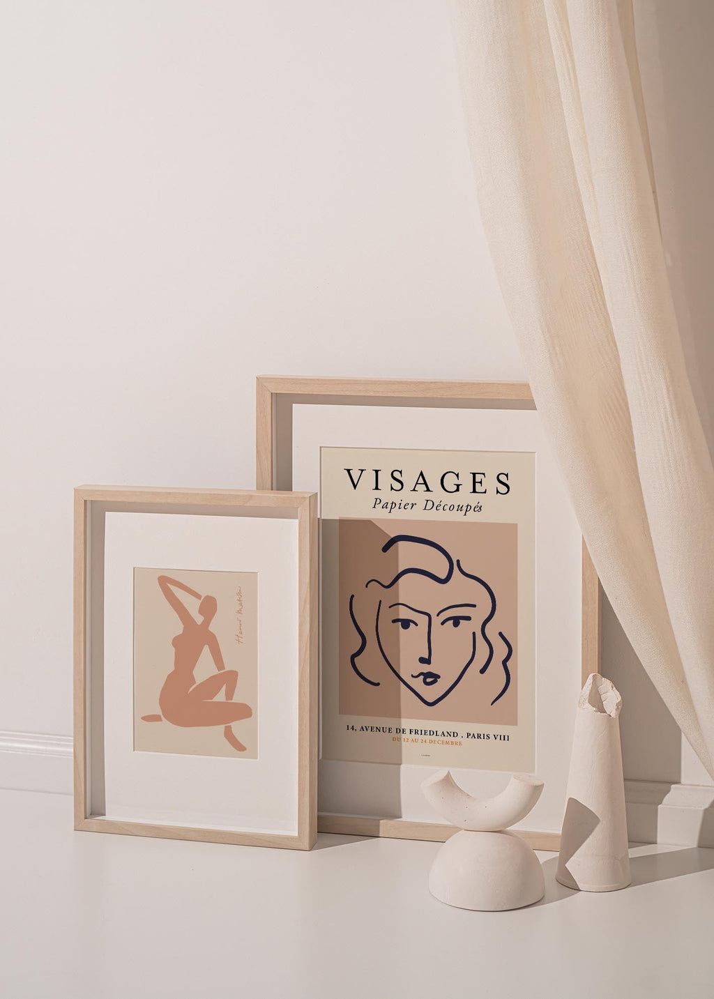 Matisse Coral Nude – Henri Matisse Inspired Art Print | Paper Provision