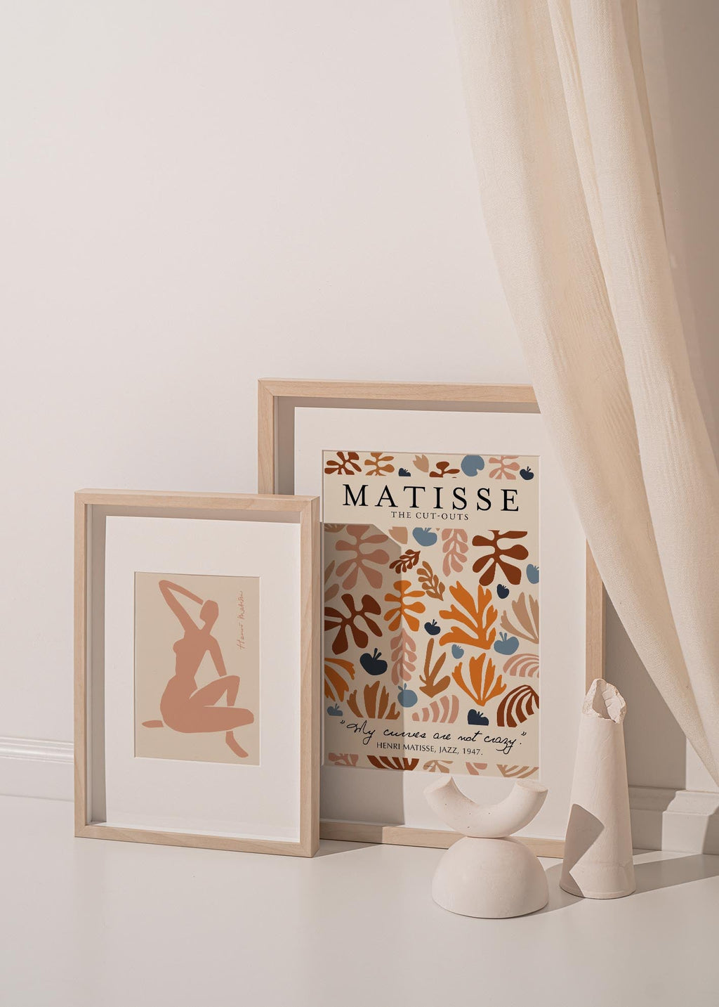 Matisse Coral Nude – Henri Matisse Inspired Art Print | Paper Provision
