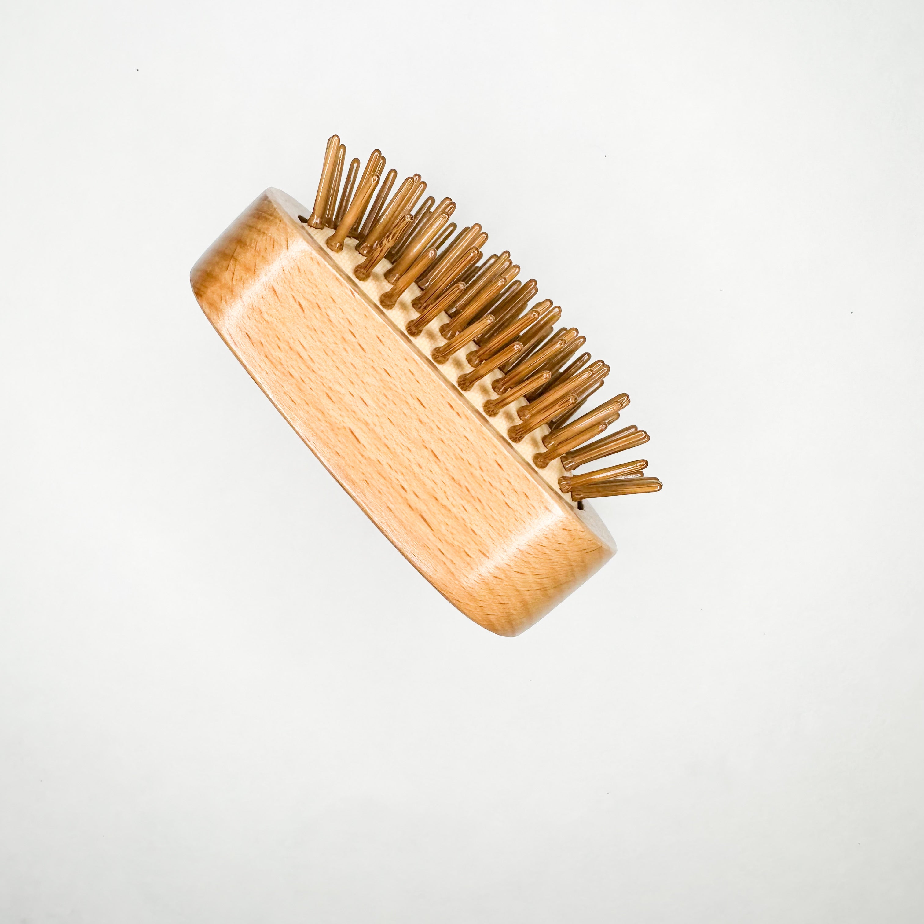 Organic Wooden Hair Brush – Natural Bristles for Tangle-Free, Shiny Hair | Smile Boutiques.
