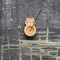 Frog Wooden Essential Oil Diffuser & Incense Holder – FSC Wood, No Power Needed | Plantish.