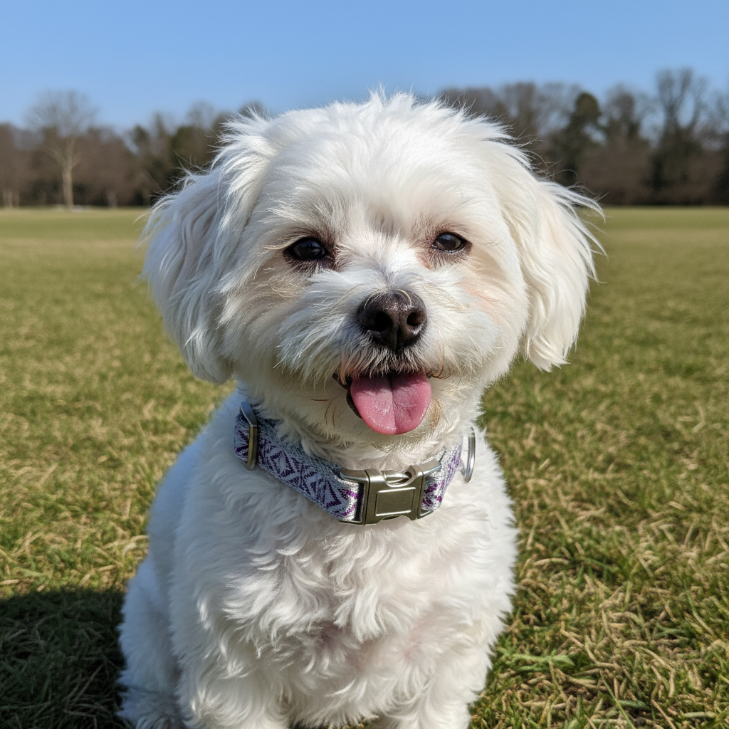 Collar on dog