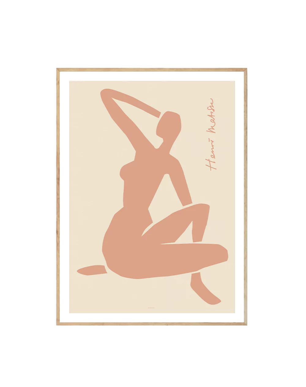 Matisse Coral Nude – Henri Matisse Inspired Art Print | Paper Provision