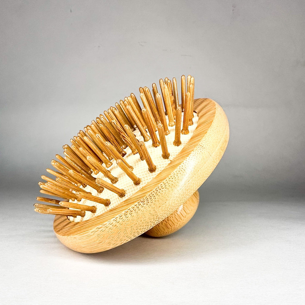 Wooden Heritage Handle Organic Hair Brush – Natural Bristles for Healthier, Shinier Hair.