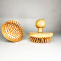 Wooden Heritage Handle Organic Hair Brush – Natural Bristles for Healthier, Shinier Hair.