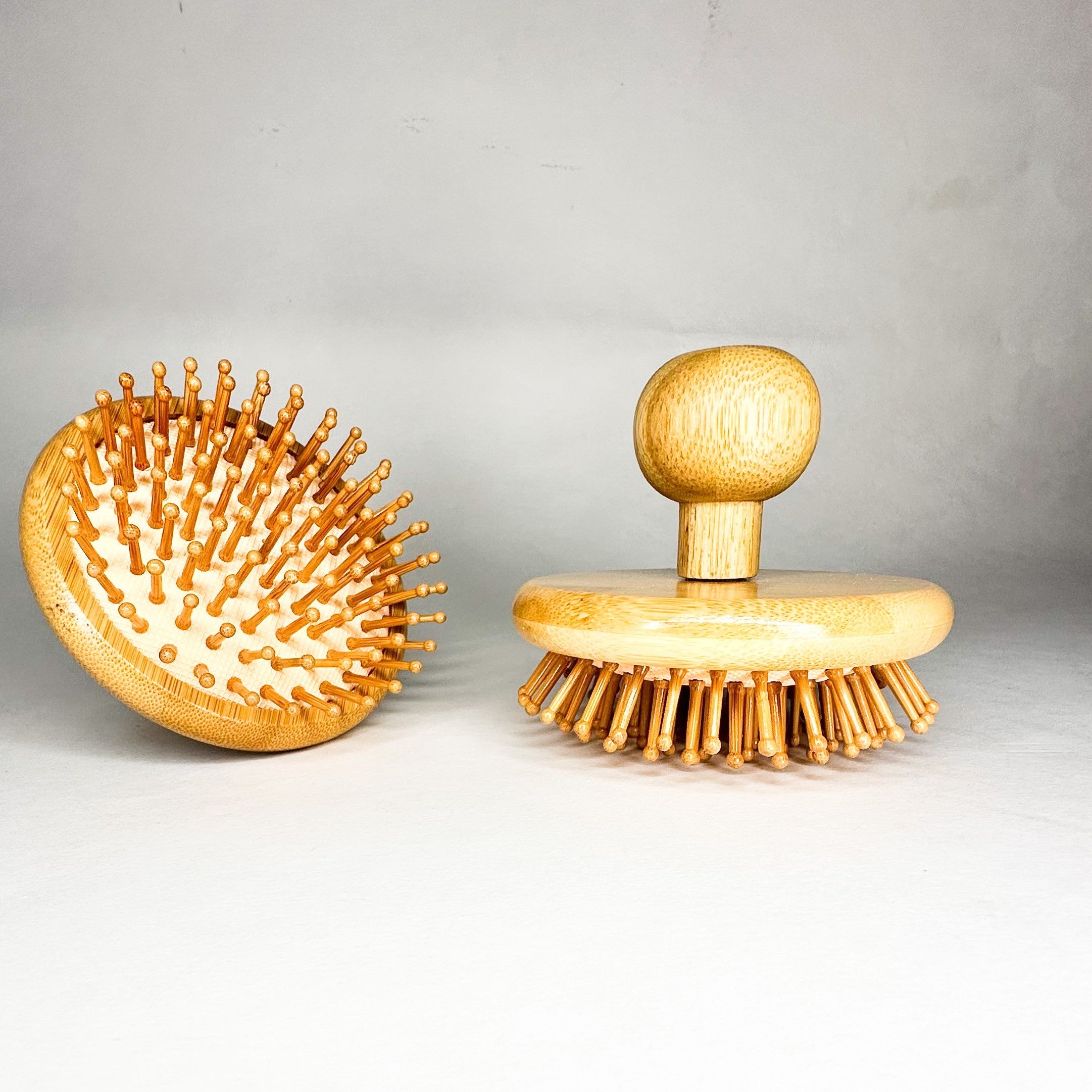 Wooden Heritage Handle Organic Hair Brush – Natural Bristles for Healthier, Shinier Hair.