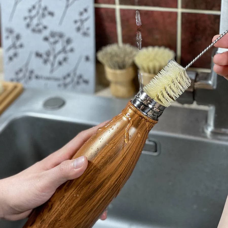 Set of 5 Sisal Bottle Brushes – Plastic-Free, Eco-Friendly Cleaning Set | Plantish